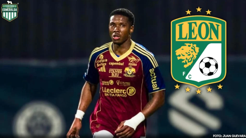 Juan Guevara, defensa colombiano que será nuevo jugador del Club León procedente del SC Bastia.